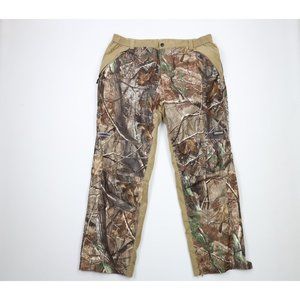 Gander Mtn Mens XL Realtree Camouflage Chamois Cloth Waterproof Hunting Pants